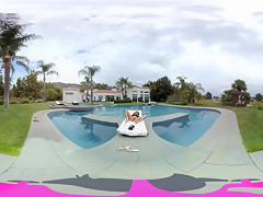 Raven Bay in A Day By The Pool - VRBangers