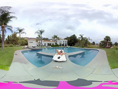 Raven Bay in A Day By The Pool - VRBangers