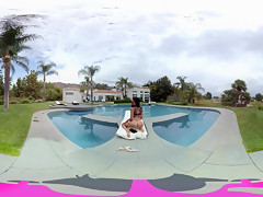 Raven Bay in A Day By The Pool - VRBangers