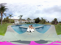 Raven Bay in A Day By The Pool - VRBangers