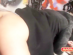 Aymie Eng in German Mom Public Berlin - MagmaFilm