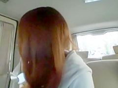 Crazy Japanese whore Nozomi Kawamura in Exotic Outdoor, Blowjob JAV clip