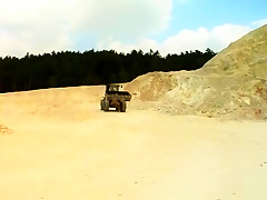 Awesome Sluts Analysed In A Quarry