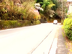 Horny Japanese chick Akiko Kirishima in Exotic Outdoor JAV scene