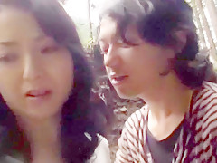 Horny Japanese chick Akiko Kirishima in Exotic Outdoor JAV scene