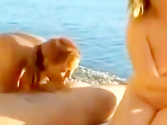 Nude beach - two couples   extra male group sex