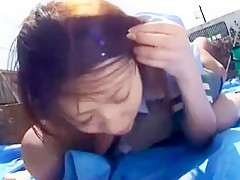 Horny Japanese girl Riko Miyase in Incredible Outdoor, POV JAV video