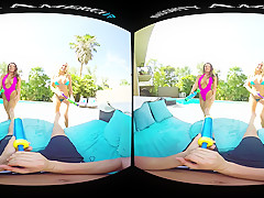 T&A featuring Abigail Mac and Alexis Monroe - NaughtyAmericaVR