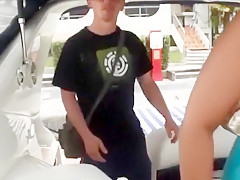 Vicky Wilfing in Gangbang boat