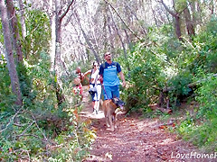 Wild Man Gets Hold Of Babe On Hike