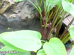 Gia Paige in Gia Is Digging The Waterfall In Singapore - ATKGirlfriends