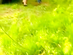Short haired hitchhiker gets fucked outdoors