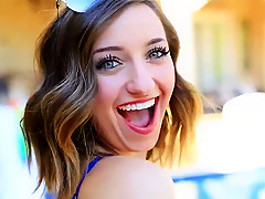 Girls trying on sexy swimsuits