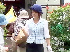 Fabulous Japanese whore Mayu Nozomi in Horny Handjob, Public JAV video