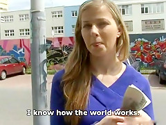 Sweet cute czech girl gets fucked in the rain