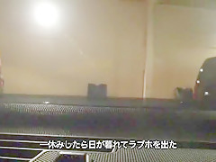 Hottest Japanese girl Leila Aisaki in Incredible Couple, Outdoor JAV scene