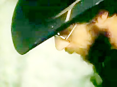 Like a fairy tale the grey wolf and little red riding hood