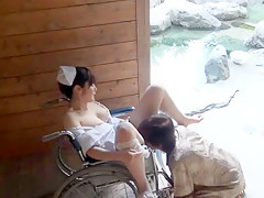 Hottest Japanese girl Mai Tsuruta in Amazing Nurse, Outdoor JAV movie