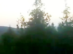 Classic favorite outdoor blowjob
