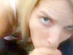 Classic favorite outdoor blowjob