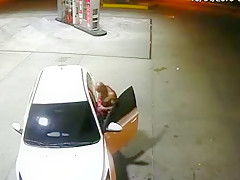 Hot guy sucking a dick at the gas station