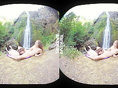 Endza & Sierra Lesbian Camping & Cumming - YanksVR