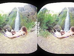Endza & Sierra Lesbian Camping & Cumming - YanksVR