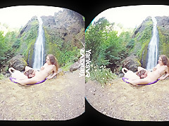 Endza & Sierra Lesbian Camping & Cumming - YanksVR