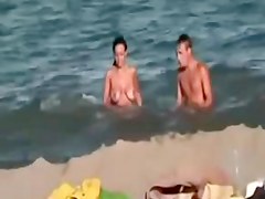 Naked Beach - hawt honey on beach