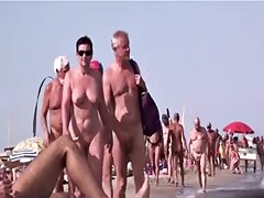 French nudist beach Cap d'Agde people walking stripped 09