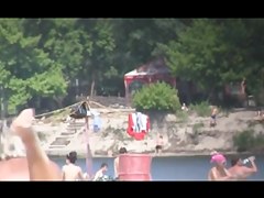 Exhib at the public beach