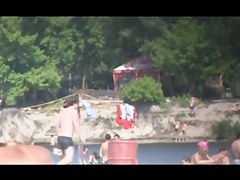 Exhib at the public beach