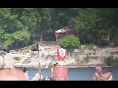 Exhib at the public beach