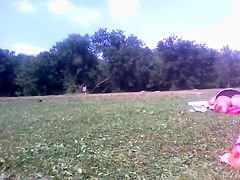 Spying hot slender body of girl getting sun tanned PICT0008