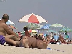 Bronze fabulous bitches getting secretly filmed on the public beach