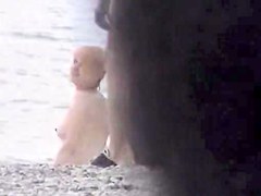 Naked sexy bodies all over this nudist beach are looking hot