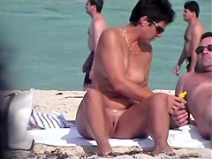 Kinky voyeur takes a sexy trip to the nudist beach