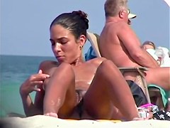 You can see many hot and sexy babes at the nudist beach