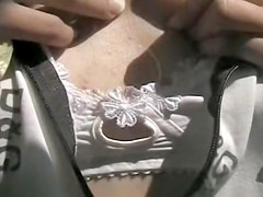 Voyeuring great hairy pussy in the beach change cabin