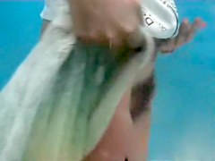 Voyuer changing room scenes with amateur out of her bikini