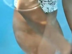Enjoyable pairs of horny boobs from the beach cabin