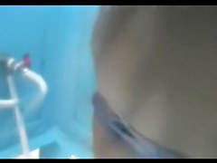 Beach voyeur scenes of the naked body in the changing cabin