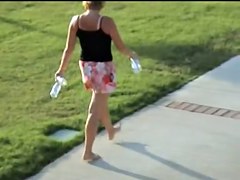 Spy cam of our kinky hunter is working on the beach