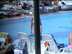 Spy cam of our kinky hunter is working on the beach