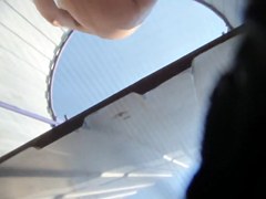 Beach cabin voyeur video with the naked teen spied