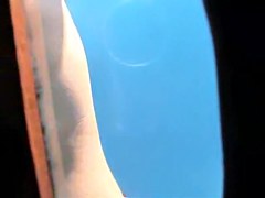 Girls from the beach show pussies and tits in beach cabin