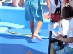 Seducing body of the cute flowrider peeked by beach hunter