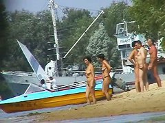 Mature beach nudist women not afraid to show everything they got
