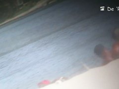 Sexy milf blonde hidden beach voyeur video