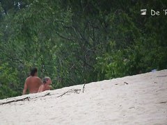 Hot naked bodies at the nudist beach